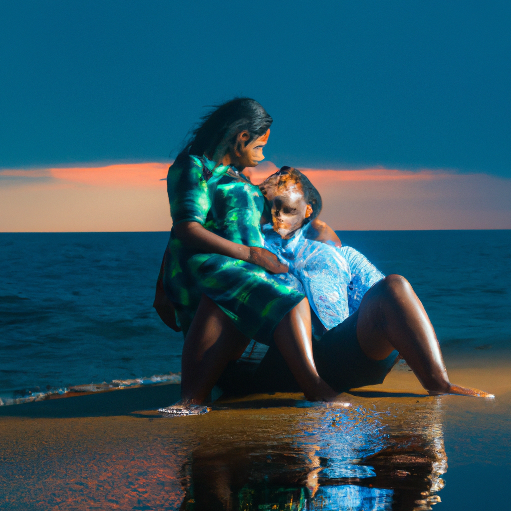 Séance au coucher du soleil à Flic-en-Flac